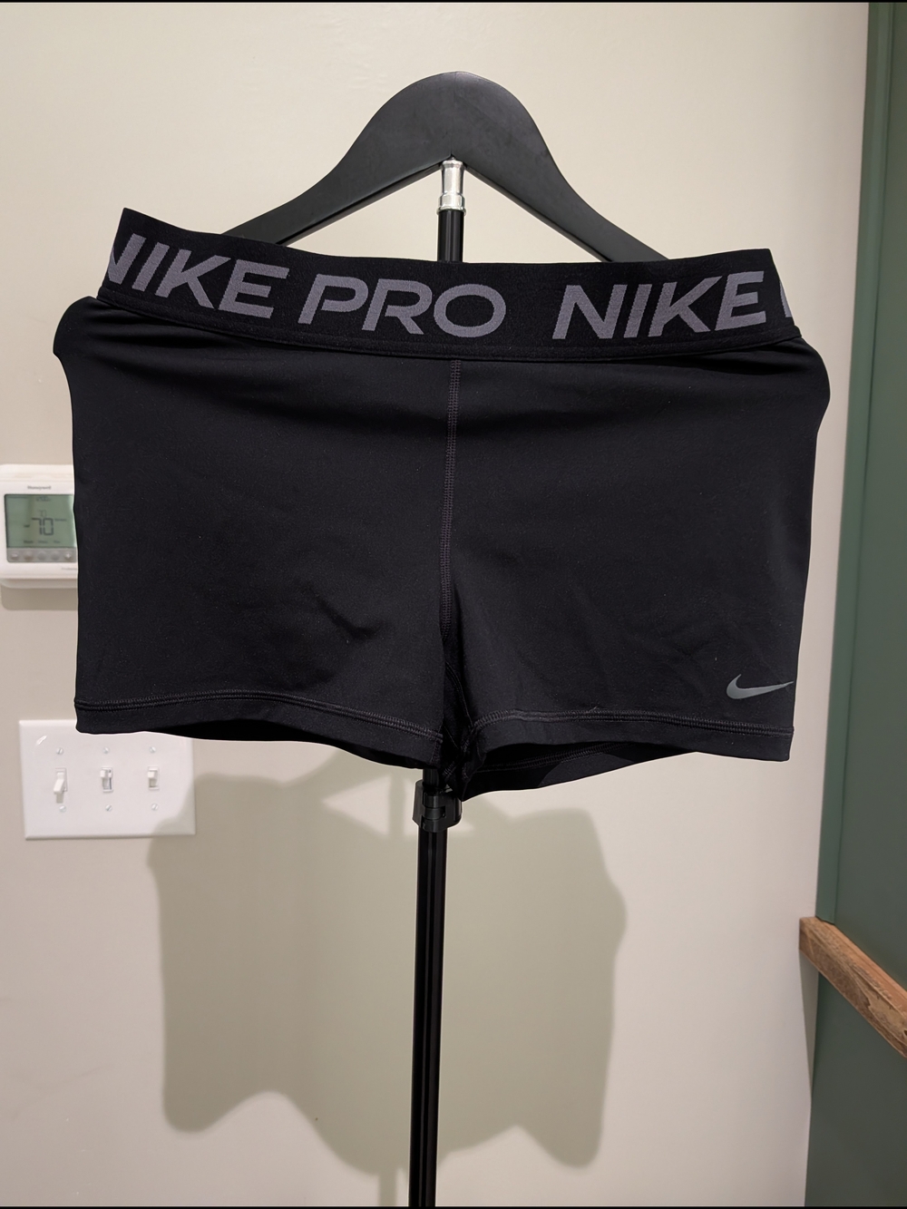 Nike Black Pro Elastic-Waist Bike Shorts